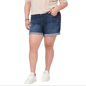 NEW DEMOCRACY cuffed Jean Shorts Size 24W